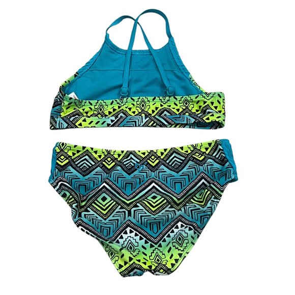 Justice Girls Tribal Print Bikini Set Size 10 - Picture 2 of 3